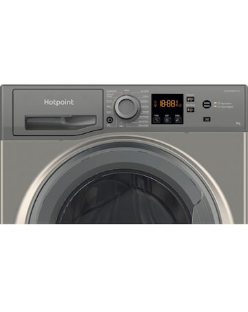 Hotpoint Anti-Stain NSWM 946 GG UK 9kg 1400rpm Washing Machine Graphite Install