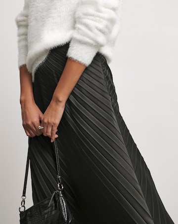 Joanna Hope Asymmetrical Pleated Skirt