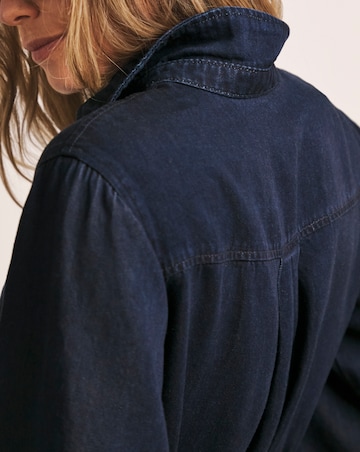 Anthology Indigo Shirt Denim Dress with Tencel TM Lyocell