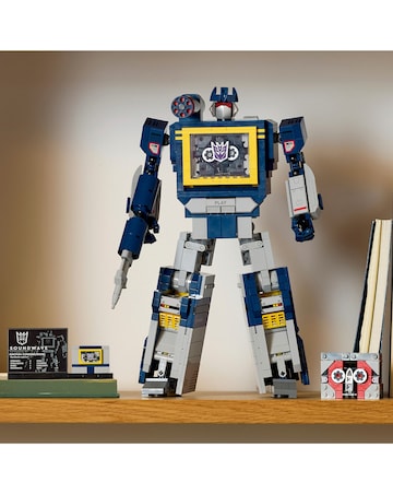 LEGO Icons Transformers: Soundwave Model Kit, Home and Office Decor Set