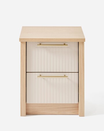 Peyton Ready Assembled 2 Drawer Bedside Chest