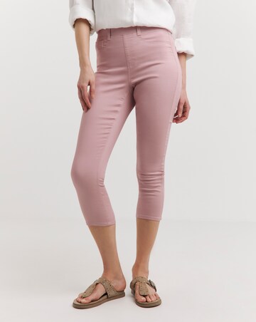 Blush Stretch Crop Jeggings