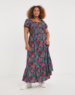 Joe Browns Serena Shirred Boho Maxi Dress