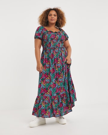 Joe Browns Serena Shirred Boho Maxi Dress