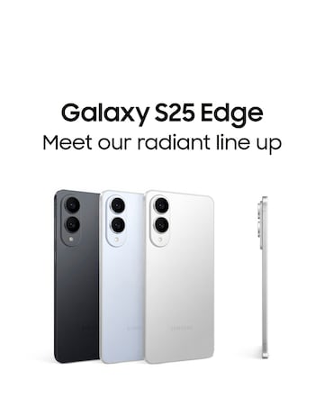 Samsung Galaxy S25 Edge 512GB Black & Samsung Galaxy Buds3 Pro Silver Bundle