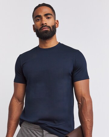 Supima Crew Neck T-Shirt- Navy
