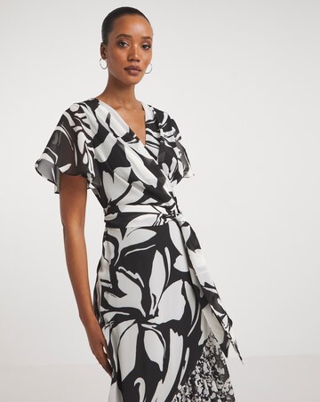 Joanna Hope Maxi Tie Waist Dress