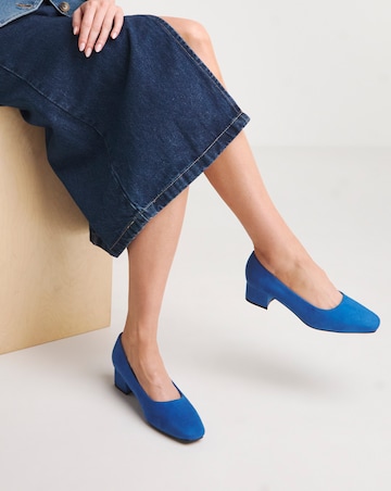 Orlia Block Heel Court Shoe - Extra Wide Fit (EEE)