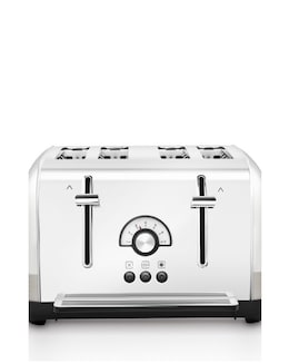 Morphy Richards 240333 Venture Retro Stainless Steel 4 Slice Toaster
