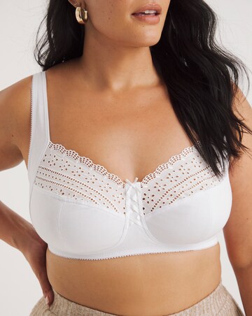 Pretty Secrets (2 Pack) Jane Non Wired Bras (C-F) White/Black