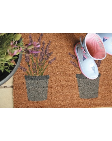 Lavender Coir Doormat