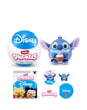Snackles Disney 5-inch Plush Mystery Capsules Twin Pack