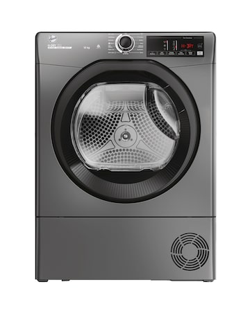 Hoover H-DRY 350 HRE C10TBER-80 10kg Condenser Tumble Dryer Graphite + Install