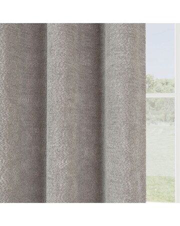 Royal Luxury Boucle Lined Eyelet Curtains