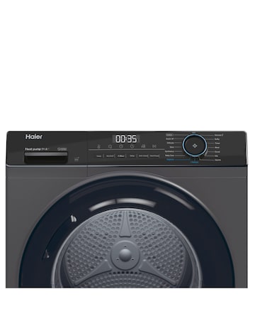 Haier HD90-A2939 9kg Heat Pump Tumble Dryer White + Install