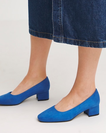 Orlia Block Heel Court Shoe - Extra Wide Fit (EEE)