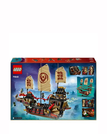 LEGO NINJAGO The Temple Bounty Ship Toy Building Kit with 6 Minifigures 71848