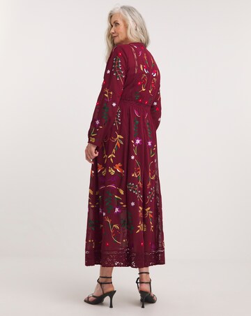 Joe Browns Enchanted Occasion Forset Embroidered Maxi Dress