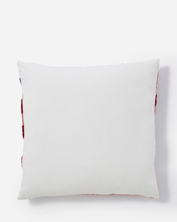 Eva Boucle Emboridered Floral Cushion