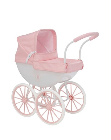 Bella Rosa Osborne Carriage Toy Pram - Pink