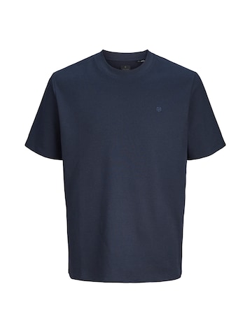 Jack & Jones Leo Textured T-Shirt - Navy