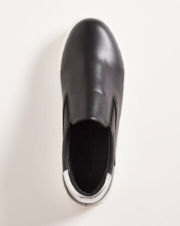 Elasticated Slip On Trainer - Wide Fit (E)