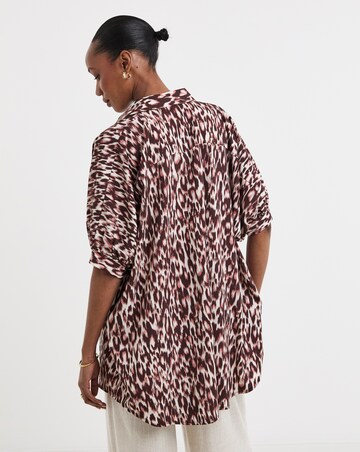 Printed Oversized Blouse