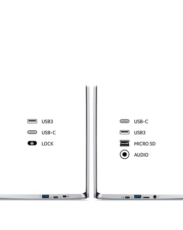 Acer 315 Intel Celeron 4GB/128GB 14in Chromebook - Silver
