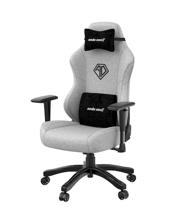 AndaSeat Phantom 3 Premium Gaming Chair - Grey Fabric