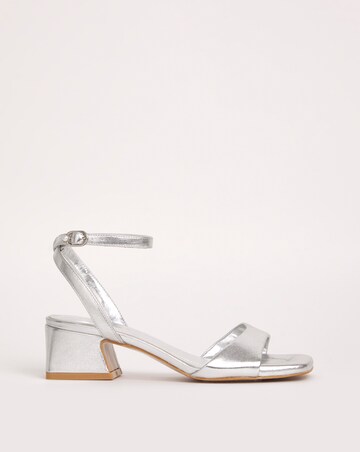 Amber Barely There Low Block Heel Sandals - Standard Fit (D)