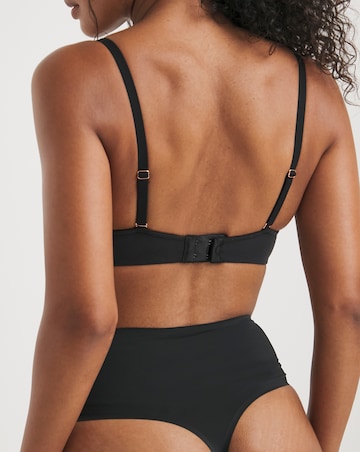 Figleaves Smoothing Multiway Balcony Bra (B-GG) Black