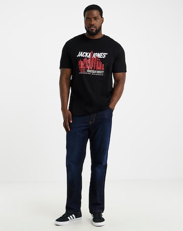 Jack & Jones York Logo T-Shirt - Black