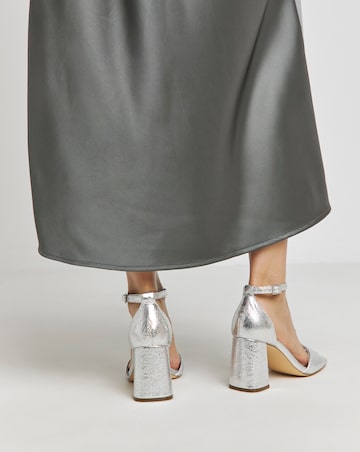 London Barely There Block Heel Sandals - Extra Wide Fit (EEE)