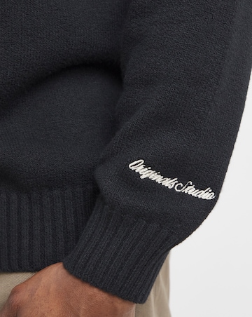 Jack & Jones Norrebro Logo Jumper - Black