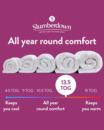 Slumberdown Feels Like Down 13.5 Tog Duvet