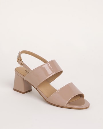 Cushion Walk Block Heeled Sandals E Fit