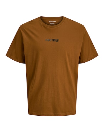 Jack & Jones Miko Back Graphic T-Shirt - Brown