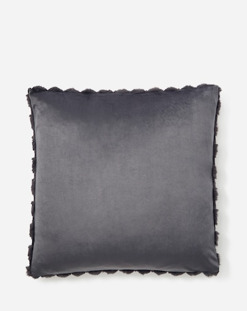Scallop Faux Fur Cushion