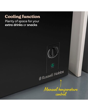 Russell Hobbs RH198CF0E1B 198 Litre Chest Freezer - Black
