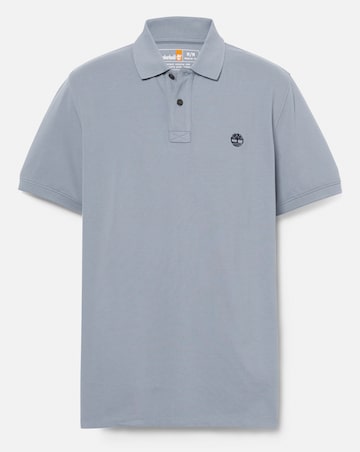 Timberland Millers River Short Sleeve Pique Polo - Blue