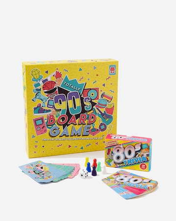 90s Board Game and 80s Trivia Cards - 2 pack set