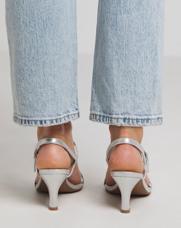 Dora Barely There Classic Kitten Heel Sandal - Wide Fit (E)
