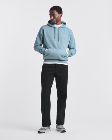 Union Garment Dyed Relaxed Fit Hoodie- Blue