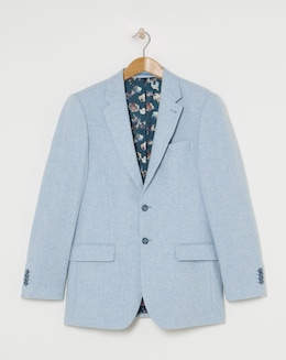 Wool Blend Suit Jacket