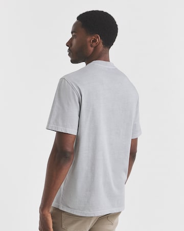 Union Garment Dyed Relaxed Fit T-Shirt- Light Grey