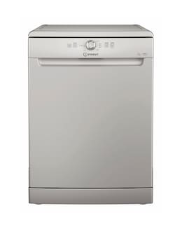 Indesit D2F HK26 S UK Full Size Dishwasher 14 Place Settings Silver + Install