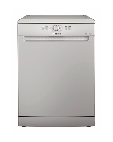 Indesit D2F HK26 S UK Full Size Dishwasher 14 Place Settings Silver + Install