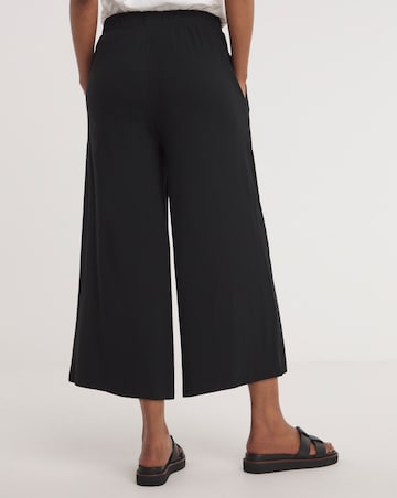 Black Jersey Culotte
