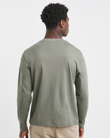 Relaxed Fit Interlock T-Shirt- Khaki