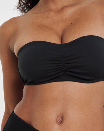 MAGISCULPT (2 Pack) Moulded Bandeau Wired Padded Bras (A-DD) Black/Blush